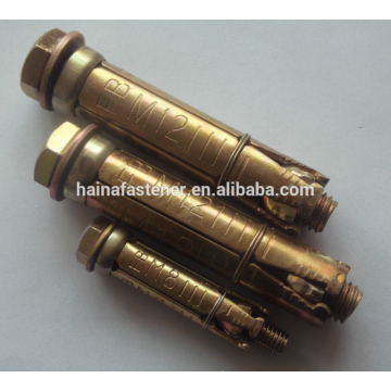 expansion Anchor bolt, zinc plated anchor bolt, color-zinc plated expansion anchor bolts